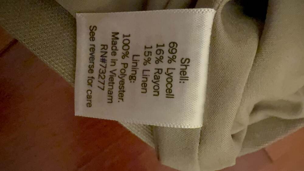 NWT Nine West Women's Sand Khaki Lyocell Blend Tailored Waistcoat Vest - Picture 7 of 7